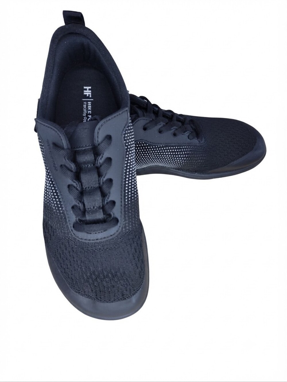 HIKE Footwear Black Knit Barefoot  Minimalist Sneakers Women Size 7.5 Gorpcore
